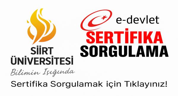 E-Devlet Onaylı Sertifika Sorgulama